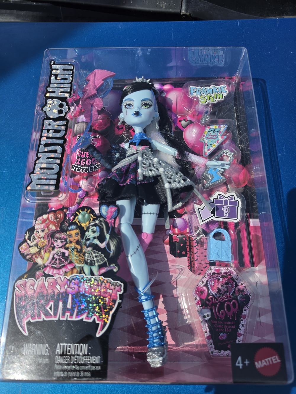 Monster High Frankie Stein Doll Sweet 1600 Birthday NIB